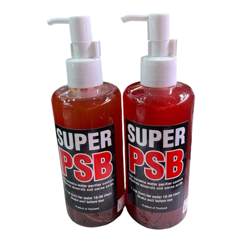 Super PSB แบคทีเรียตู้ปลา แบคทีเรียตู้ไม้น้ำ จุลินทรีย์บ่อปลา ปลอดภัยไม่อันตรายต่อสิ่งกุ้ง ปลา และต้