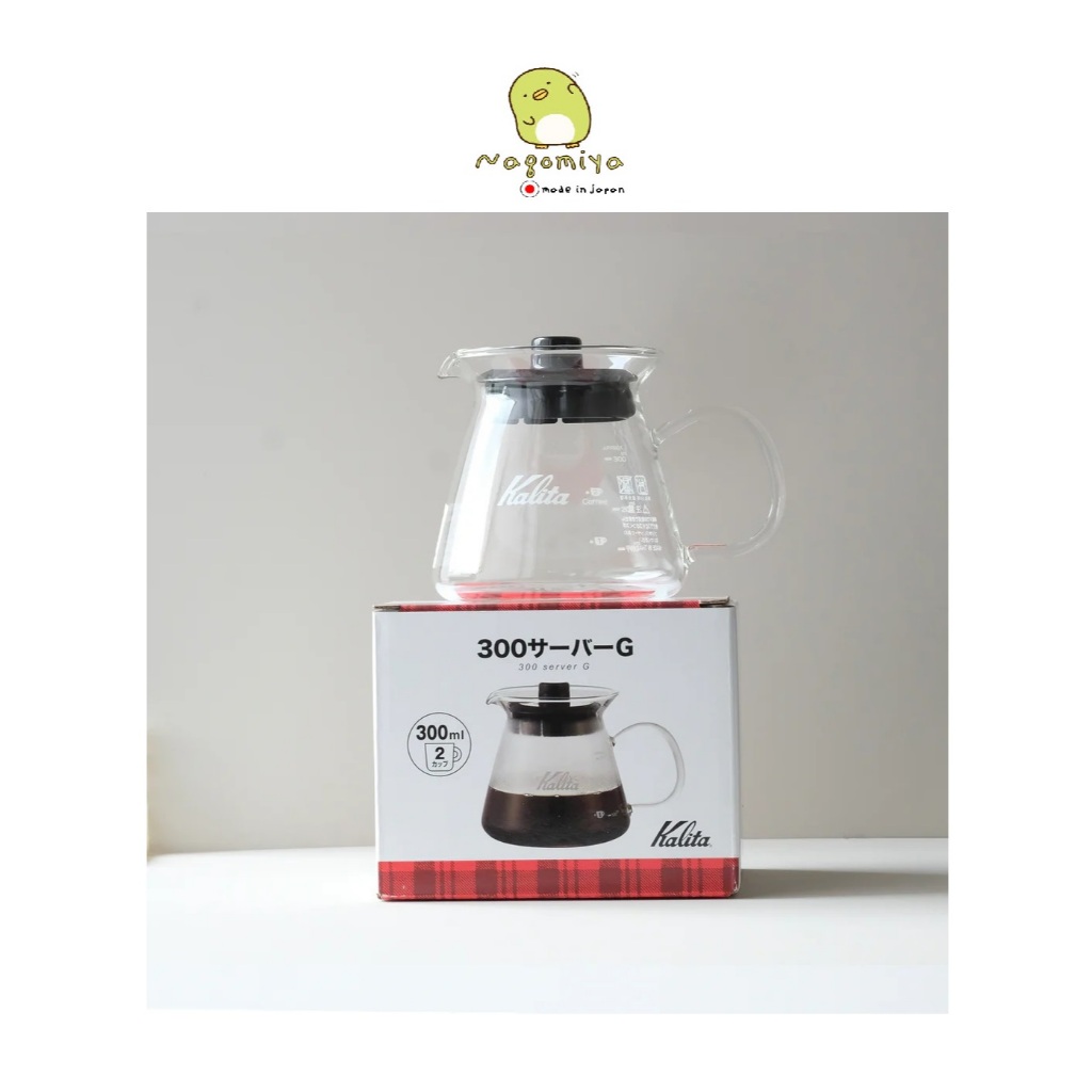 Kalita Server G เหยือกเสิร์ฟกาแฟ 300ml KALITA WAVE GLASS