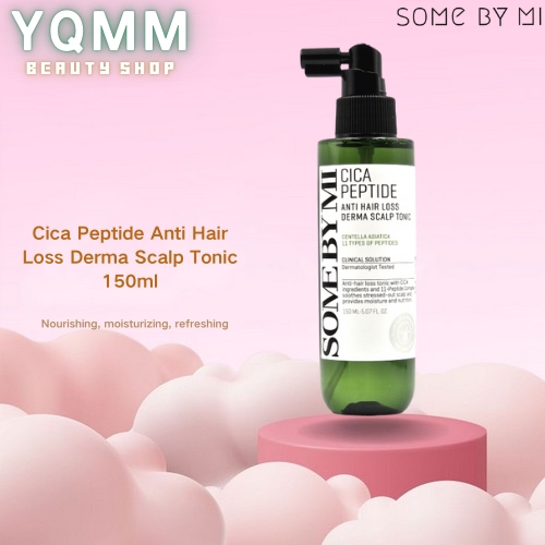 แท้100% SOME BY MI CICA PEPTIDE ANTI HAIR LOSS DERMA SCALP TONIC 150mlยาบํารุงหนังศีรษะ ป้องกันผมร่วง ขนาด