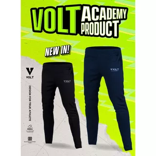 VOLT กางเกงขายาวผู้ชาย รุ่น NEUTRON 001 ACADEMY EDITION สีดำ ผ้ายืด ระบายอากาศ สำหรับเทรนนิ่งและออกกำลังกาย