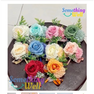 เข็มกลัดติดหน้าอก เข็มกลัดดอกไม้ หลากหลายสีสัน ใช้สำหรับงานแ…