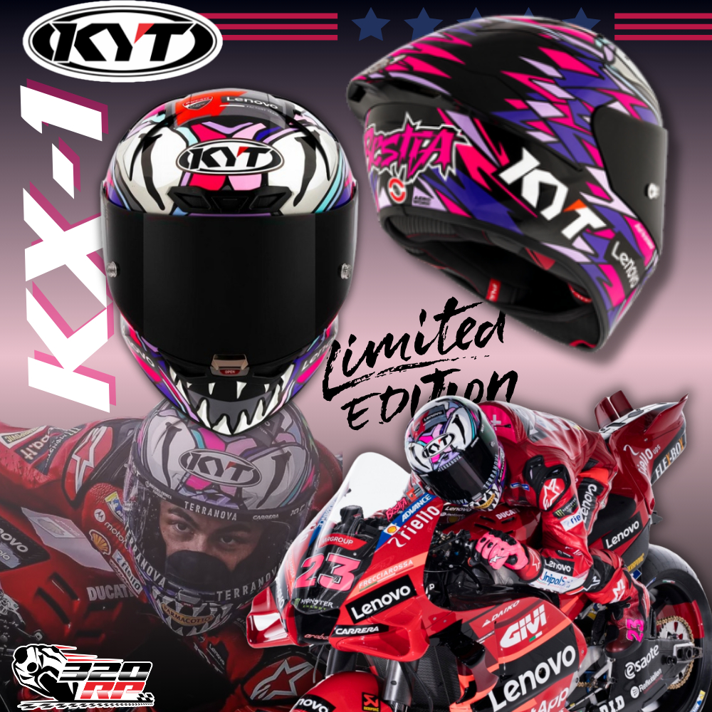 หมวกกันน๊อค KYT KX-1  RACE GP มาใหม่ ส่งไว!! SP.BIKE!!