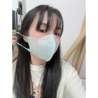 (6บาท) 3d แมสหน้าเรียว ปั้มการ์ตูน สำหรับผู้ใหญ่ 1ห่อ10ชิ้น