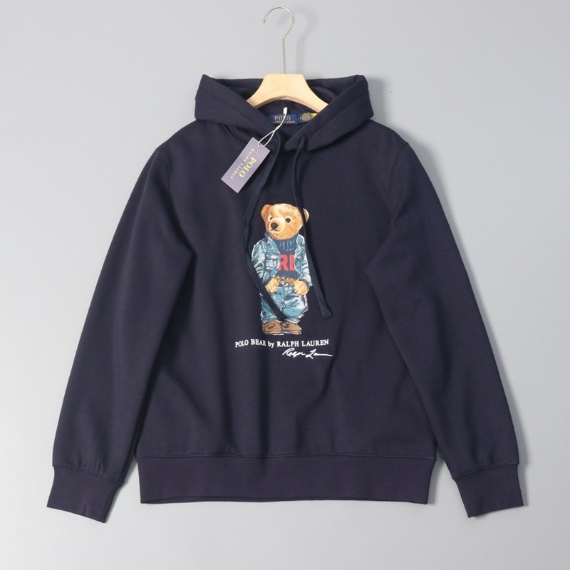 Polo Ralph Lauren Fleece Novelty Bear Hoodie แท้💯