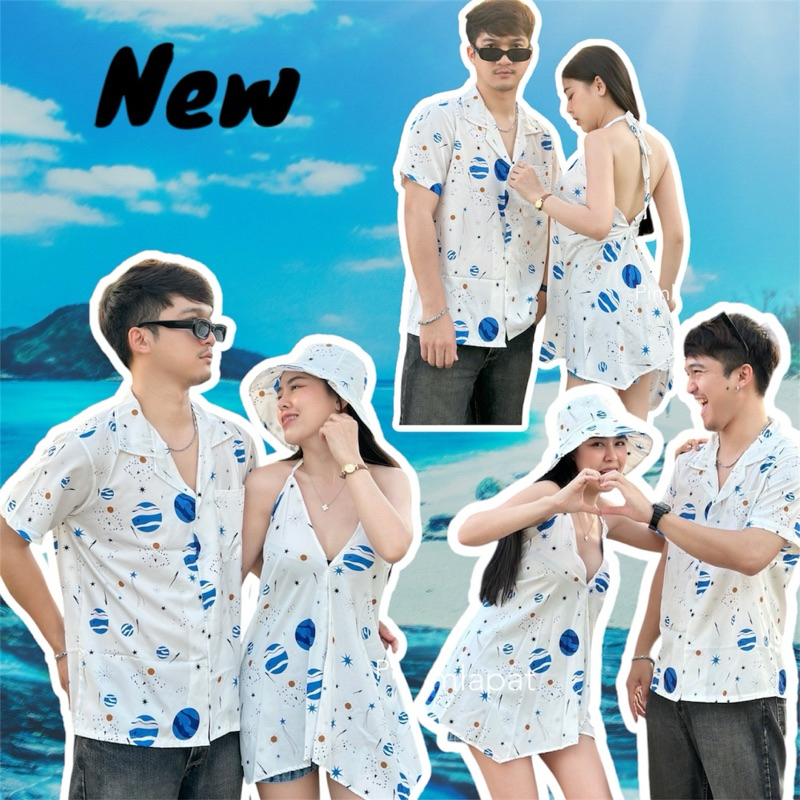 ❤️#งานป้ายPimlapat053💙ชุดคู่กับแฟนแบบใหม่ล่าสุดใส่ไปเที่ยวกับแฟนชิวๆได้ทุกที่