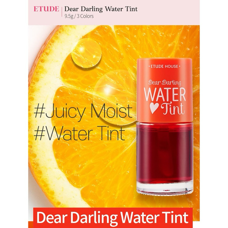 ETUDE Dear Darling Water Gel Tint สีแดง RD301 อีทูดี้ ทินท์ ติดทน สีสดใส Made in Korea หลายสูตรตามตัวเลือก ❤️❤️ ราคา ถูกที่สุด ดีลบีเคเค แกลเลอรีภาพที่ 6