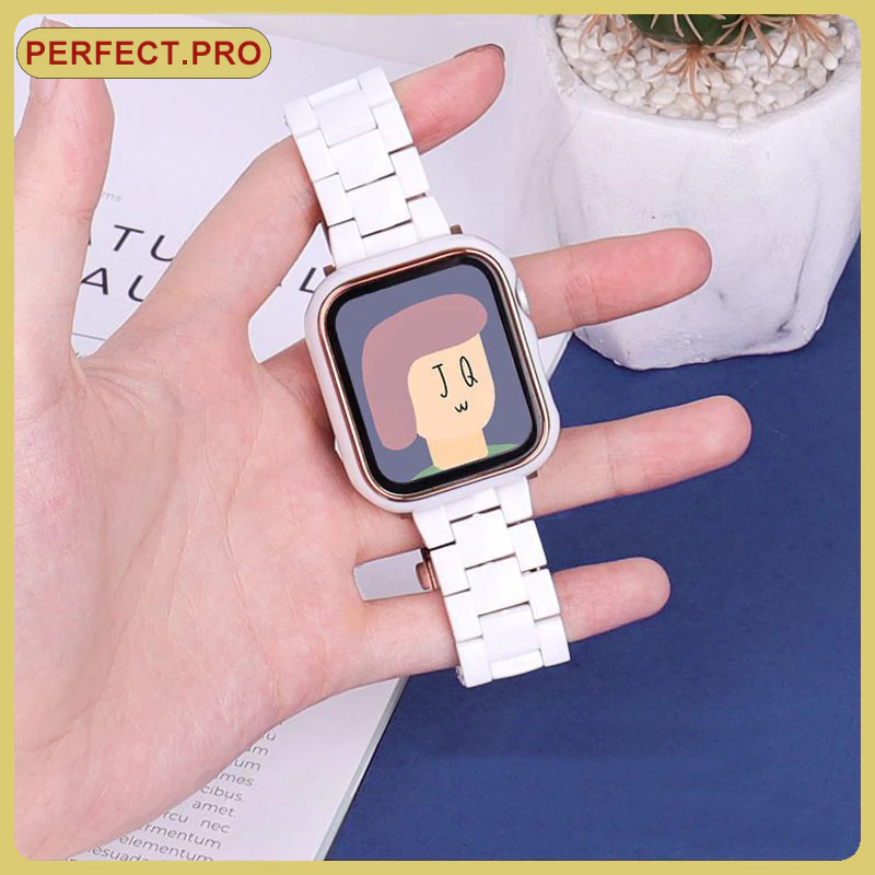 สายนาฬิกาเรซินสีลูกกวาดสำหรับ iWatch S11/10/9/8/7/6/SE/5/4/3/2/1/ สายรัด PC Ultra 49mm46mm42mm41mm45mm40mm38mm44mm