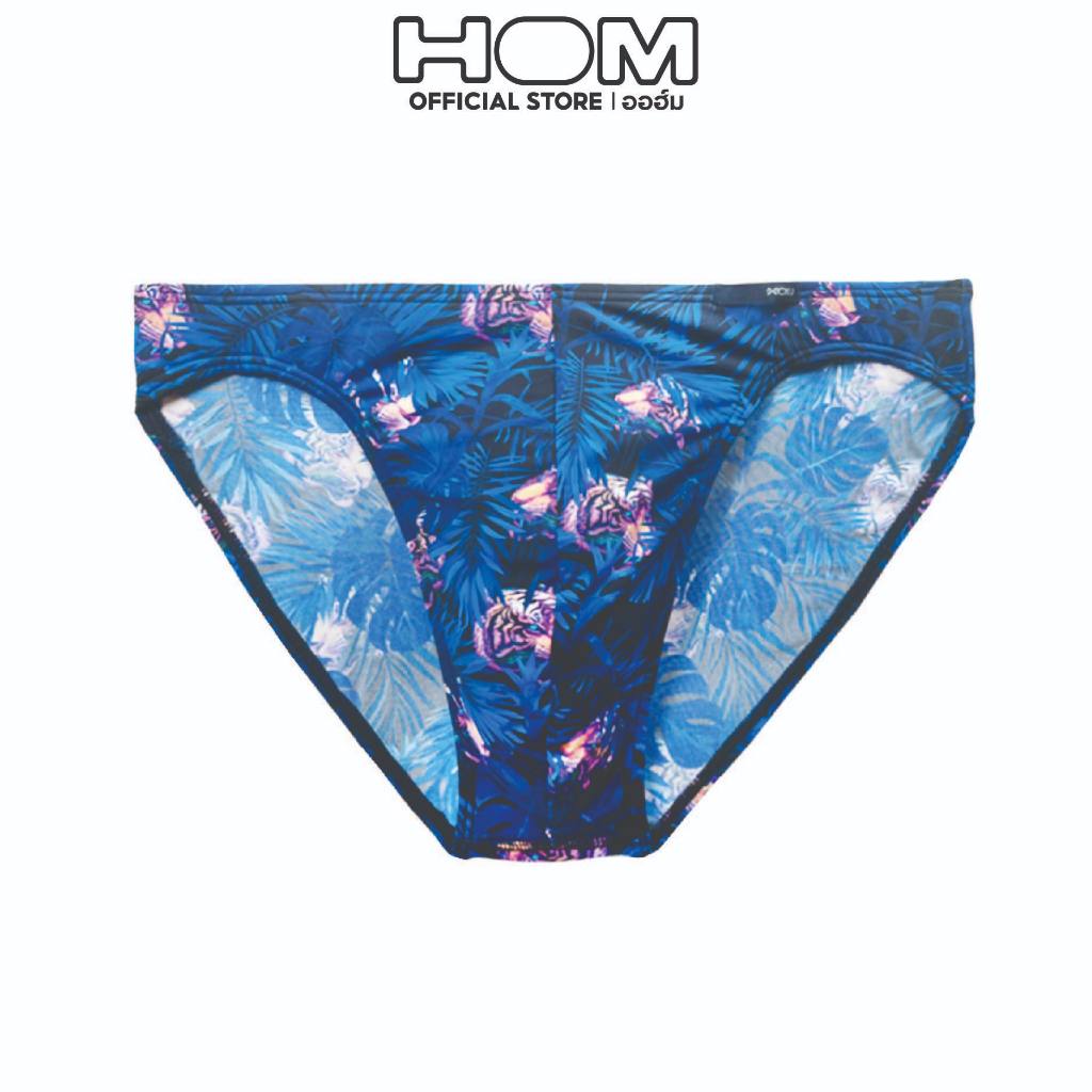 HOM (ออฮ์ม) Paletteรหัส 402897-PORA กางเกงในชาย ทรง micro ผ้า Polyamide แห้งไว ผิวสัมผัสนุ่มลื่น เย็น ระบายอากาศดี
