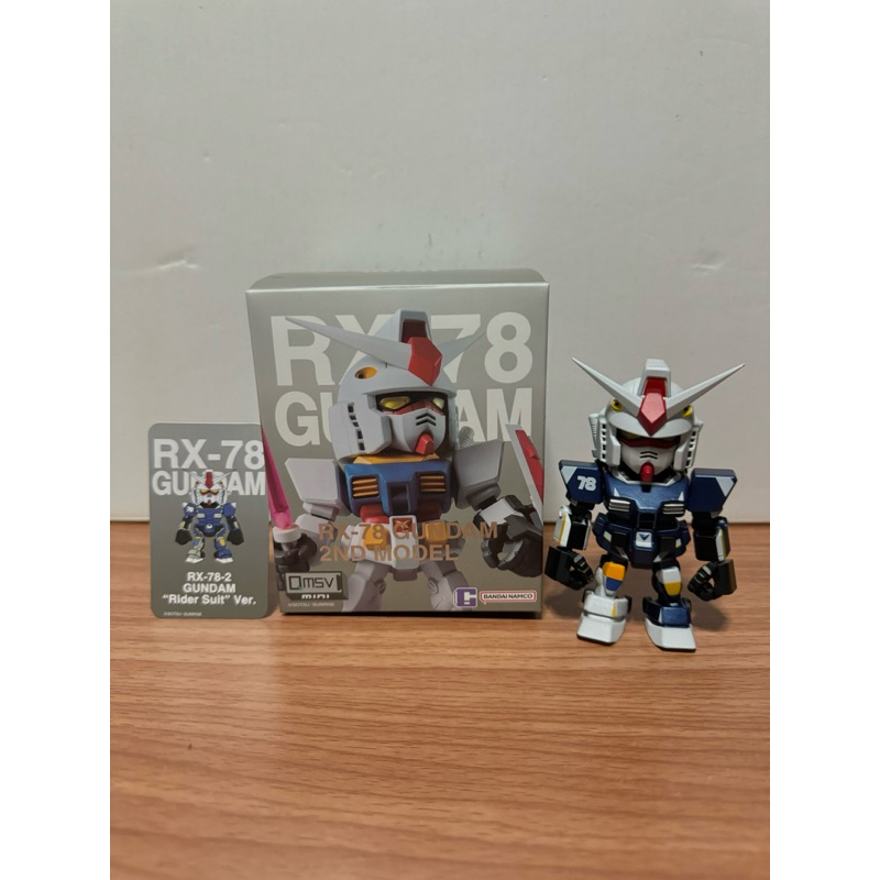 OMSV Mini RX-78 Gundam 2ND Model Rider Suit Ver. Bandai Designer Toys Blind Box Art Toy กล่องสุ่ม