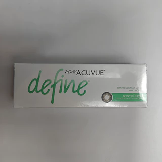 (ทักแชทรับโค้ด)1-Day Acuvue Define สี Mystic Style (30ข้าง/กล่อง)