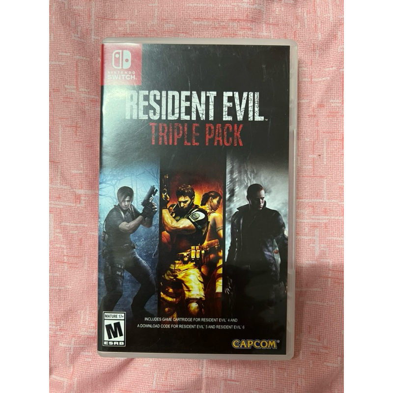 Nintendo switch game Resident Evil tripple pack (มีภาค4ภาคเดียว) มือสอง พร้อมเล่น