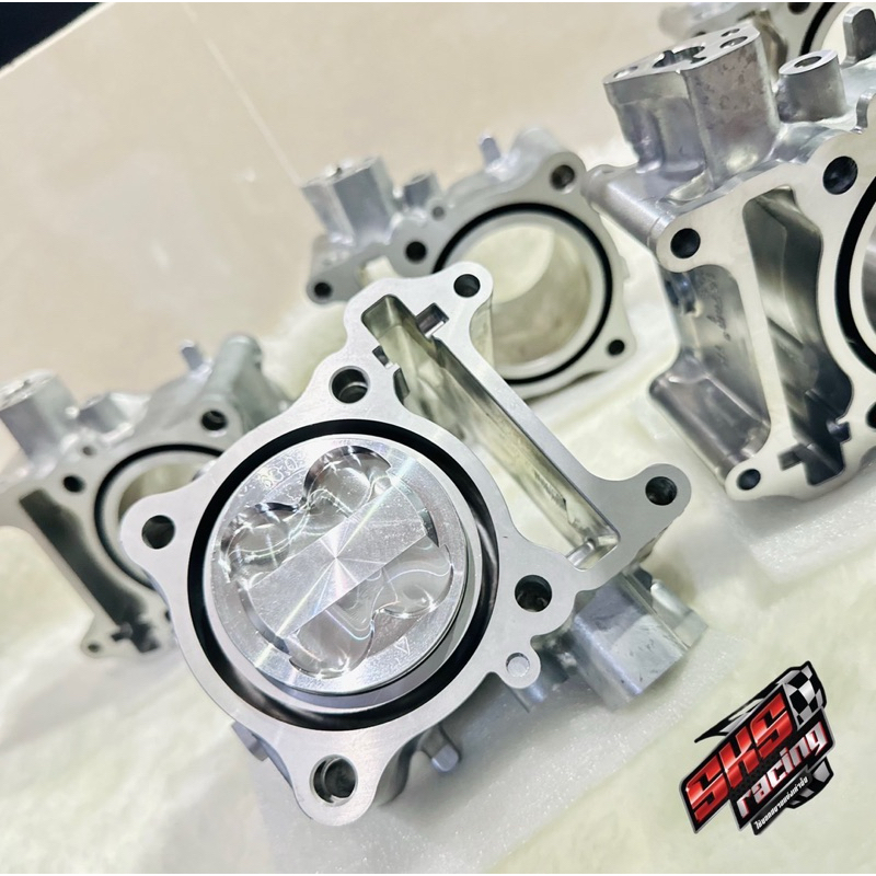 เสื้อสูบเปล่า หลีด/จีออโน่ ใส่ลูกสูบขนาด 60/62/63 SKS Racing