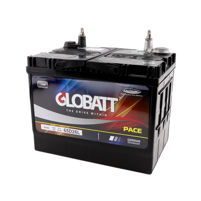 Globatt Pace 60Ah แบตเตอรี่