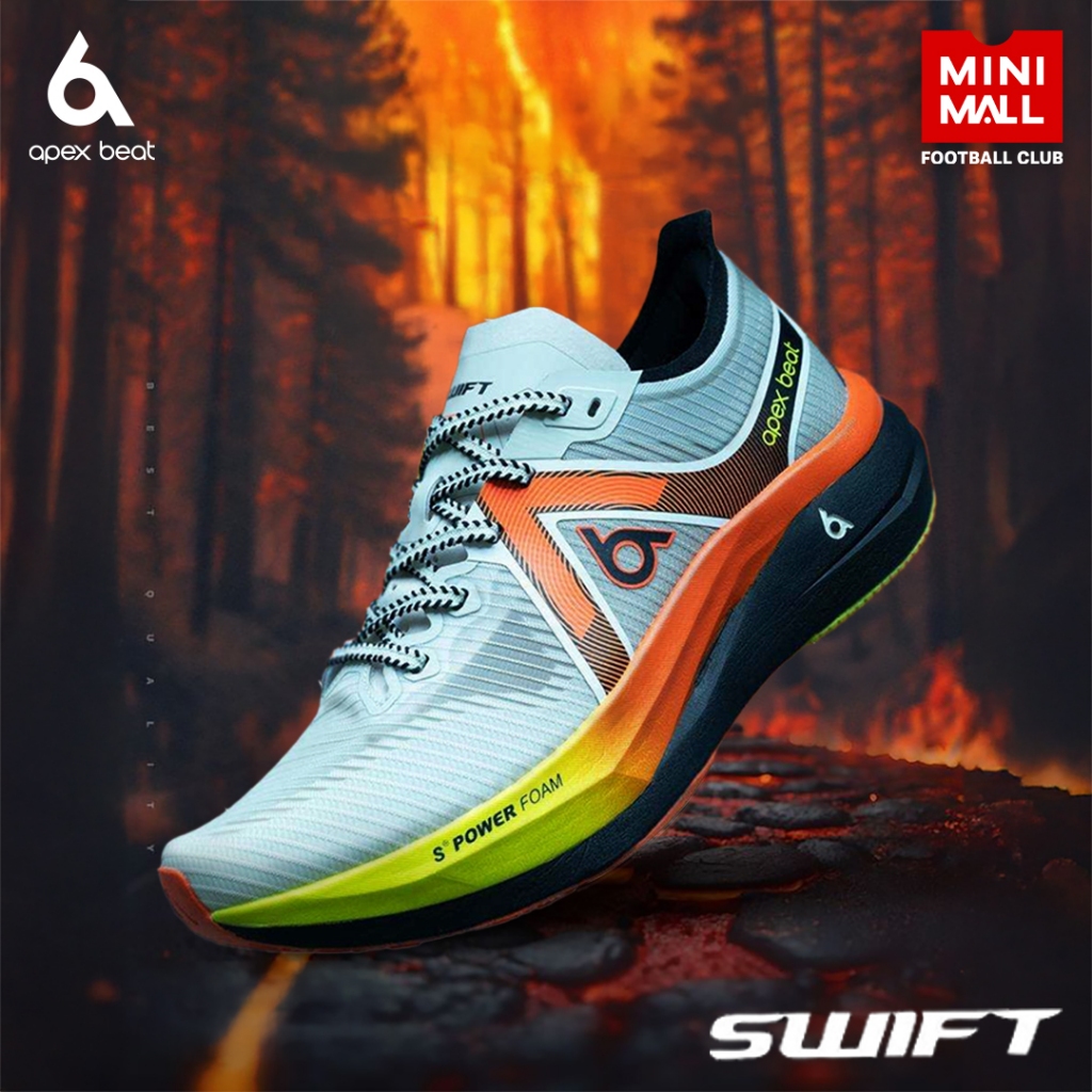 รองเท้าวิ่ง APEX BEAT SWIFT รองเท้า Running Shoe AURA MESH ระบายอากาศได้อย่างดี APEX BEAST X MINI MA