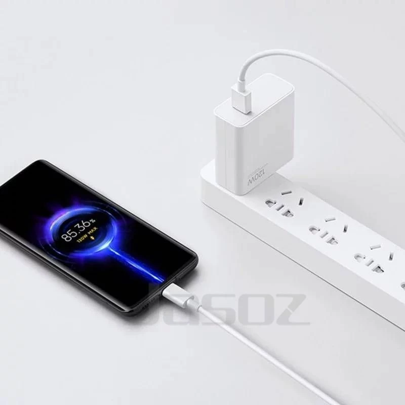 Jasoz สายชาจแบตเร็ว Type C 120W/6A Cable Fast Charging รับประกัน 1 ปี เข้ากันได้กับสมาร์ทโฟน Xiaomi thumbnail 6
