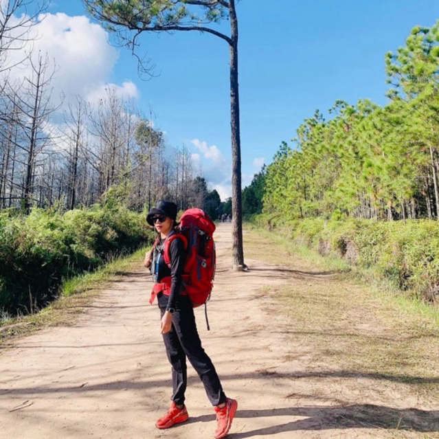 Jack wolfskin เป้เดินป่า50ลิตร อุปกรณ์เดินป่า กระเป๋าเดินป่า Columbia