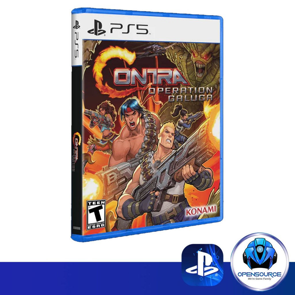 [พร้อมส่ง]Playstation: CONTRA Operation Galuga (US Z1 เมก้าแท้ มือแดง LIMITED RUN) - PS5