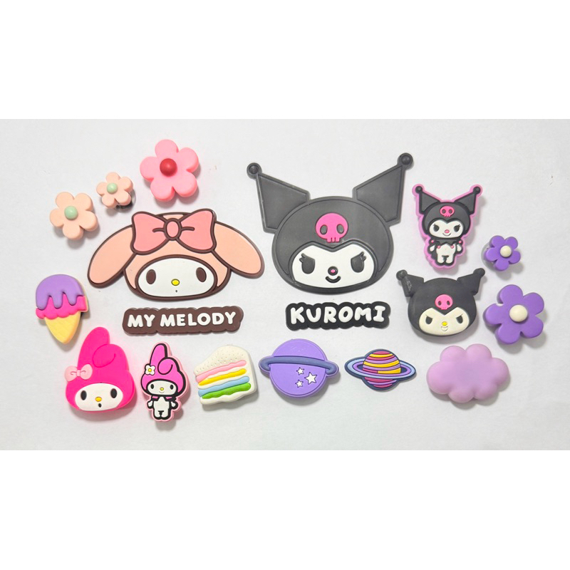 TBCT 🛍️ 🌈ตัวติดกระเป๋ามีรู “ คุโรมิ มายเมโลดี้ “ ✨🌸 Bag Charms “ kuromi my melody Sweet “JBSweet สายหวาน จัดเลยจ้าาา