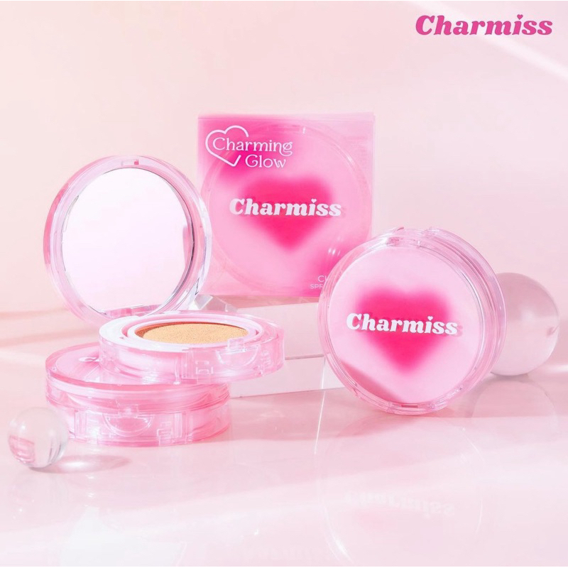 Charmiss Charming Glow Airy Cushion SPF50+ PA++++ 13 g คุชชั่นผิวโกลว์ใส (63)