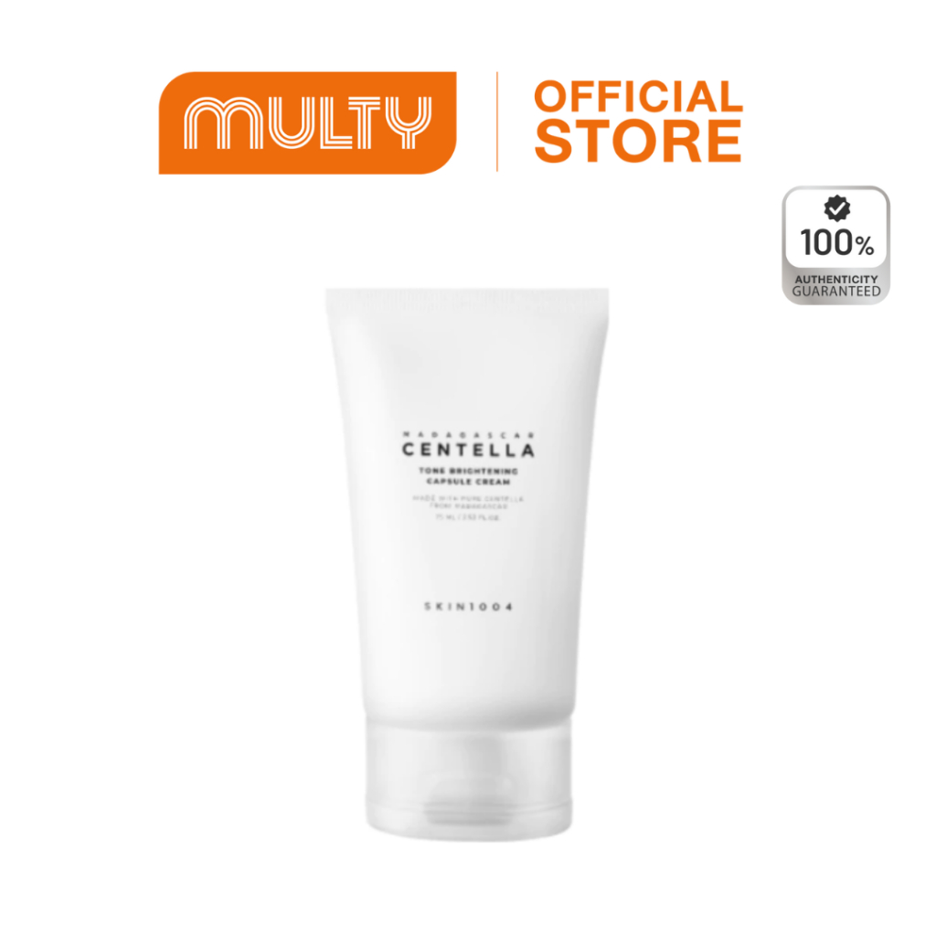 Skin1004-Madagascar Centella Tone Brightening Capsule Cream 75ml. ไบรท์เทนนิ่งแคปซูลครีม เพื่อผิวแลดูสว่างขึ้น