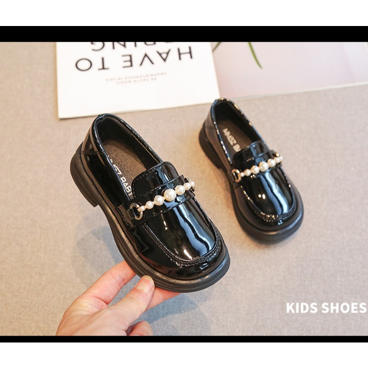 KIDSZONE รองเท้าคัทชูเด็กผู้หญิง สีพื้น ทรงเรียบ รุ่น V9005 - รูปที่ 7