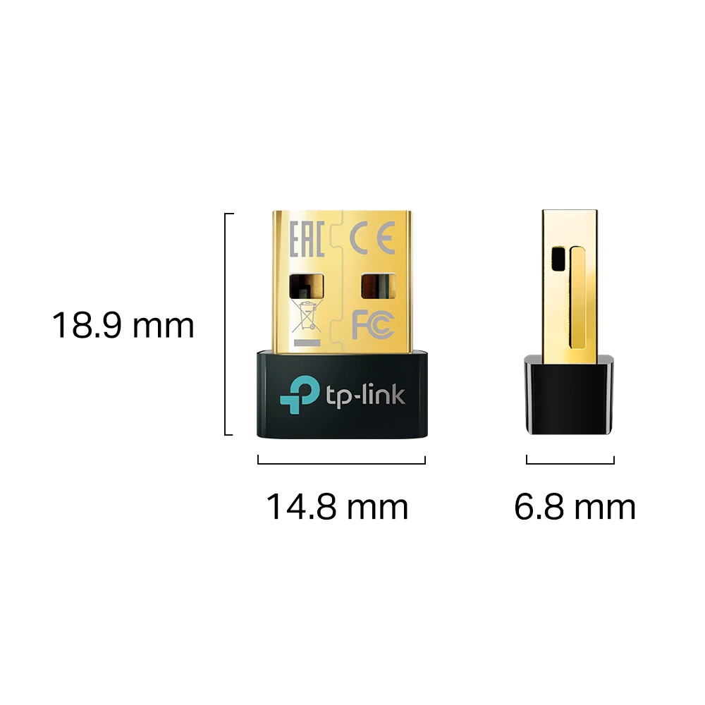 TP-Link UB500 ⚡️ตัวรับสัญญาณบลูทูธ⚡️Bluetooth 5.4 Nano USB Adapter  5.4 ประสิทธิภาพสูง รองรับ Windows 11/10/8.1/7 thumbnail 6