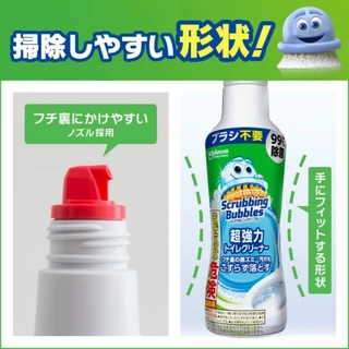 🇯🇵นำเข้าจากญี่ปุ่นแท้100% SCJohnson Scrubbing Bubbles Super Powerful Toliet Cleanner เจลทำความสะอาดชักโครก แบบไม่ต้องขัด