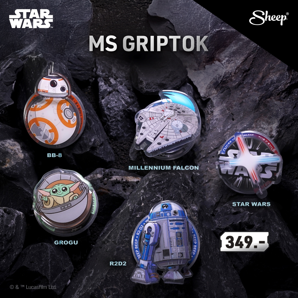 [Griptok MS Star Wars]  Sheep Star Wars Limited Collection Griptok แบบแม่เหล็ก F