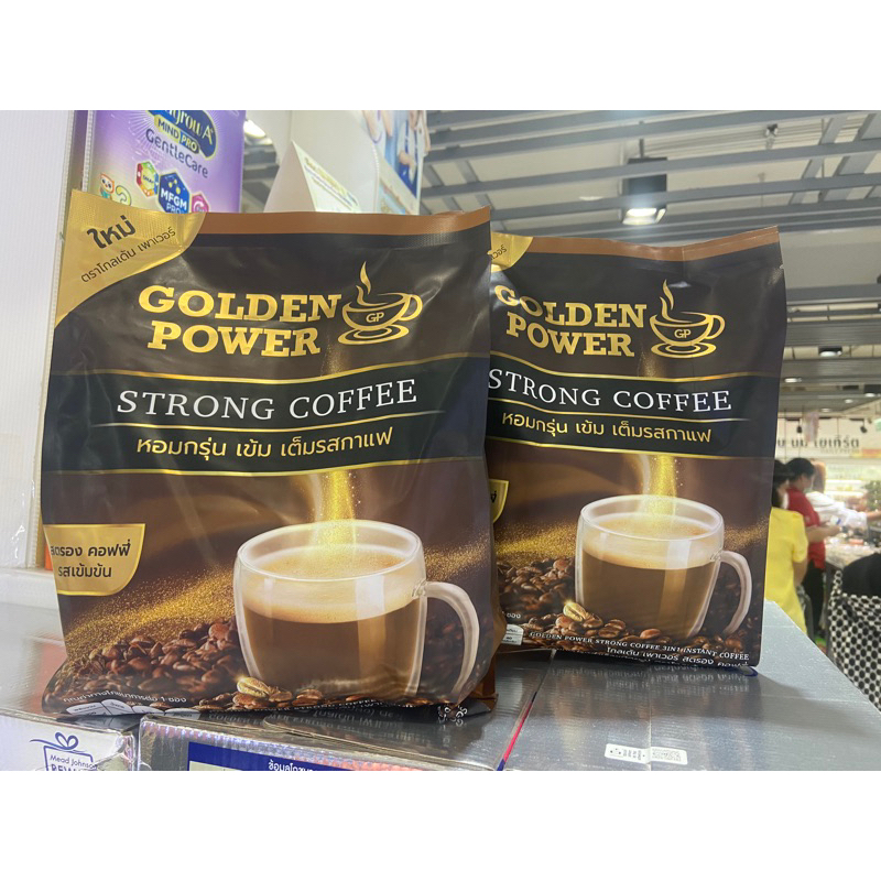(1+1) เซ็ต2ถุง กาแฟ3In1 โกลเด้นพาวเวอร์สตรองคอฟฟี่ ขนาด30ซอง (ได้ทั้งหมด60ซอง)