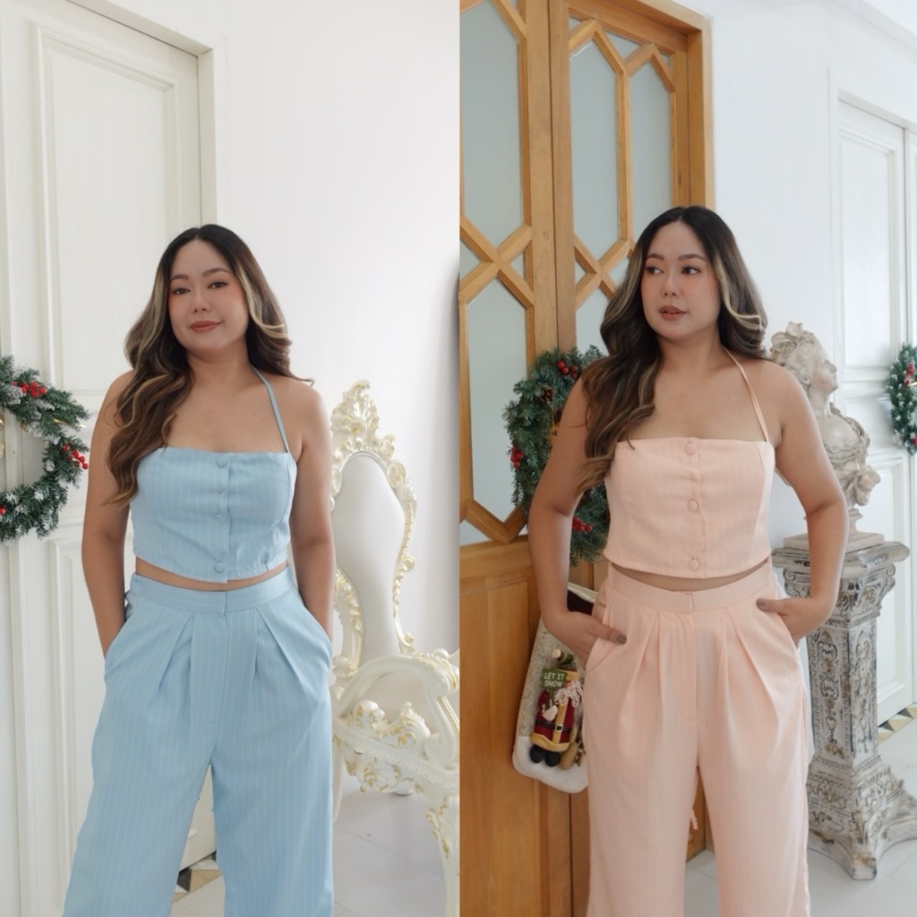 Colla Vest and Pants เซทเสื้อกั๊กผูกหลังพร้อมกางเกงขายาว
