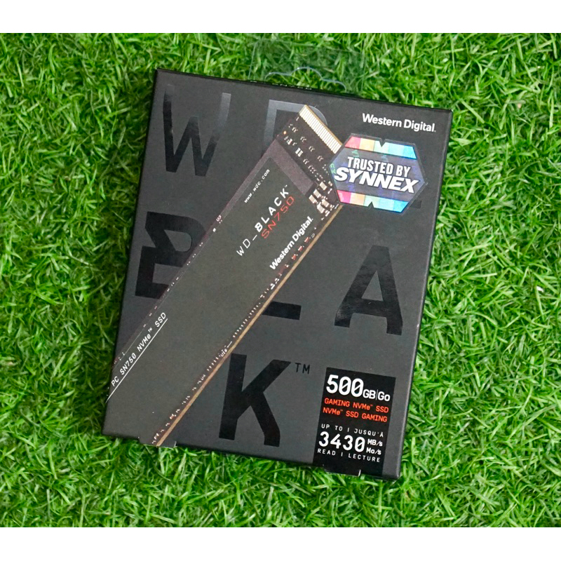 500 GB SSD WD BLACK SN750 PCIe/NVMe M.2 2280 (WDS500G3X0C) ขายถูก