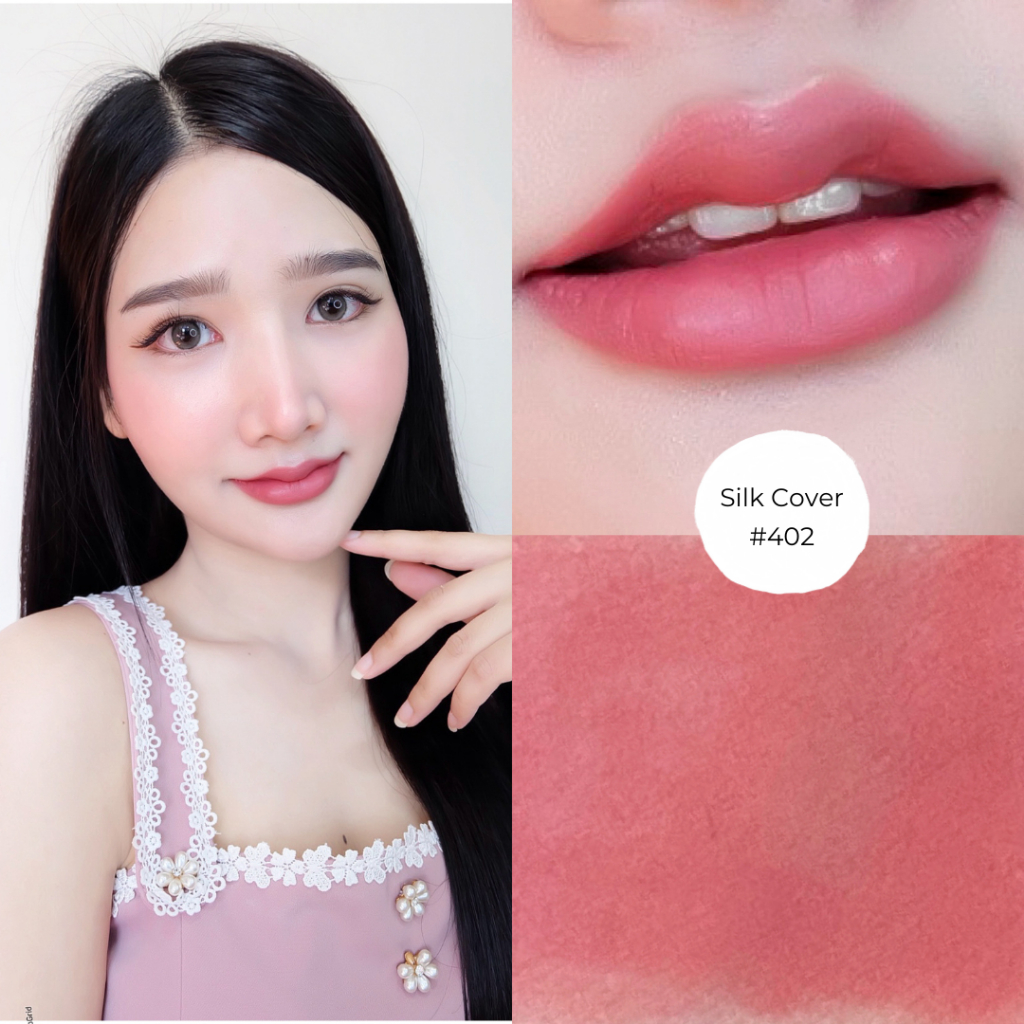 [SALE ปิดสาขาไทย] ราคาพิเศษ|ไม่มีเติมแล้ว|Lamel Lipstick Silk Cover ลาเมล ลิปสติก ซิลค์ คัฟเวอร์