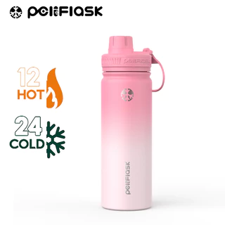 Peliflask กระติกน้ําเก็บอุณหภูมิ18oz/ 22oz/ 32oz สีไล่ระดับสี สแตนเลส304 พร้อมหูหิ้ว แก้วเก็บความร้อน/เย็น