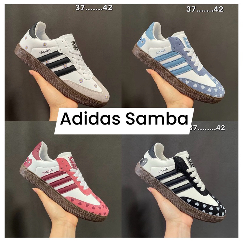 รุ่นมาใหม่ รองเท้าผ้าใบเด็ก Samba Size 25-42 (+1ไซส์จากไซส์ปกติ) สินค้าพร้อมส่งใส่ได้ทั้งเด็กหญิงและเด็กชาย
