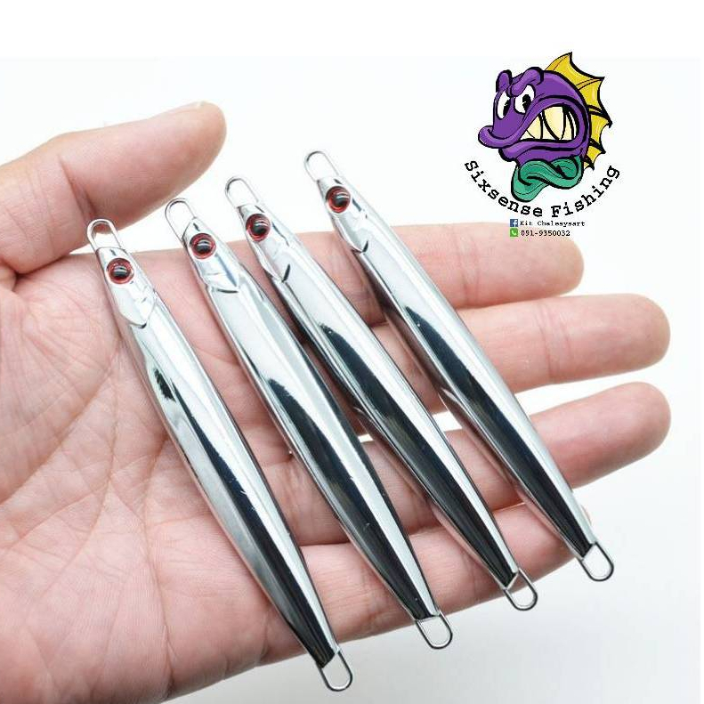 เหยื่อแคสโครเมี่ยมสปีด chromespeed  by sixsensefishing  ทรงspeed แคสเบามือมากๆ สีทนไม่ลอก 40g 60g 80g 100g โครเมี่ยมสปีด