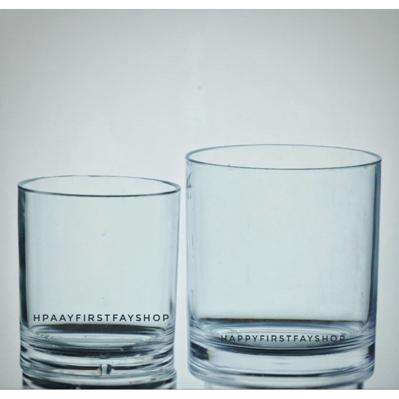 แก้วน้ำดื่ม อคิลิคใส แพค4ใบ ขนาด 220ML และ 400ML No.142 และ No.136