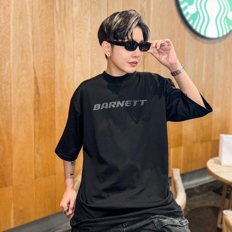 BARNETT A01 คอตตอน 100% comb20 ผ้าหนา ใส่ สบาย โอเวอร์ไซส์