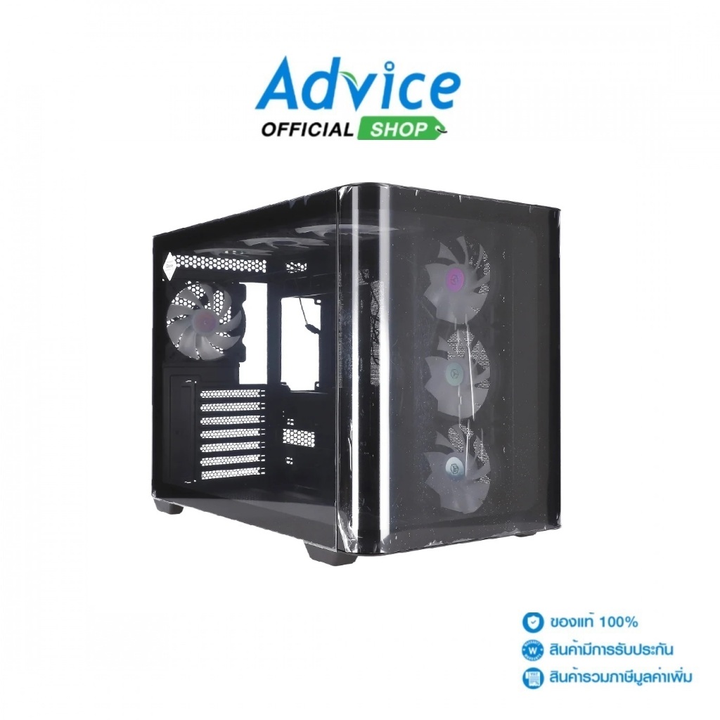 COLD COOL ATX CASE (NP) CASE C6 BLACK - A0163329