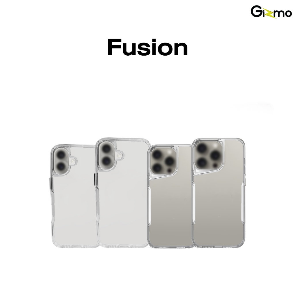 Gizmo รุ่น 16 16+ 16P 16PM Case Fusion เคสใส เคส กันรอยขีดข่วน กันกระแทก