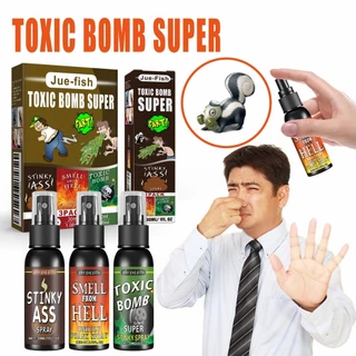 สเปรย์ผายลมเหม็นขี้ ขนาด30ML.แก๊สเหม็น พกพาง่าย ปลอดภัย สำหรับแกล้งคน
