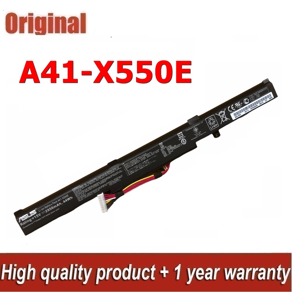 ASUS แบตเตอรี่ ของแท้ X450JF K450J X550D X550Z A450JF K550E X450J A41-X550E