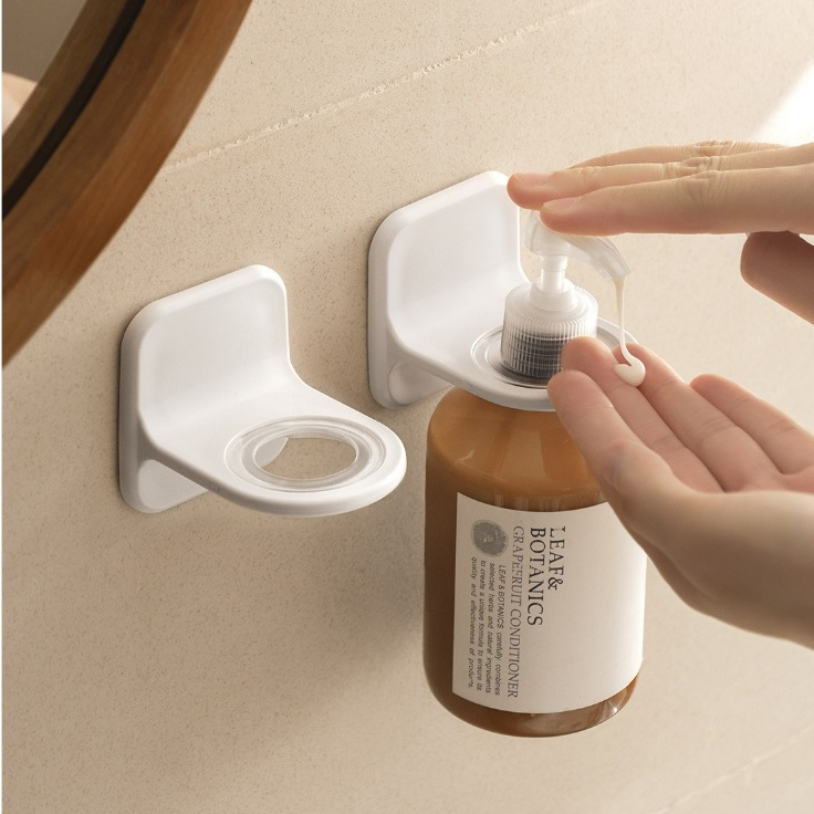 kokorohome •ᴥ• ที่แขวนสบู่ติดผนัง ปรับไม้ได้ MB190 ที่แขวนขวด ที่แขวนสบู่ ที่กดสบู่ ขวดแชมพู ขวดสบู่