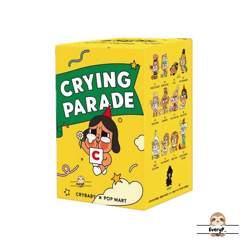 (Live/วีดิโอลด100฿) กล่องสุ่มพร้อมส่ง Crybaby Crying Parade Series : Pop Mart