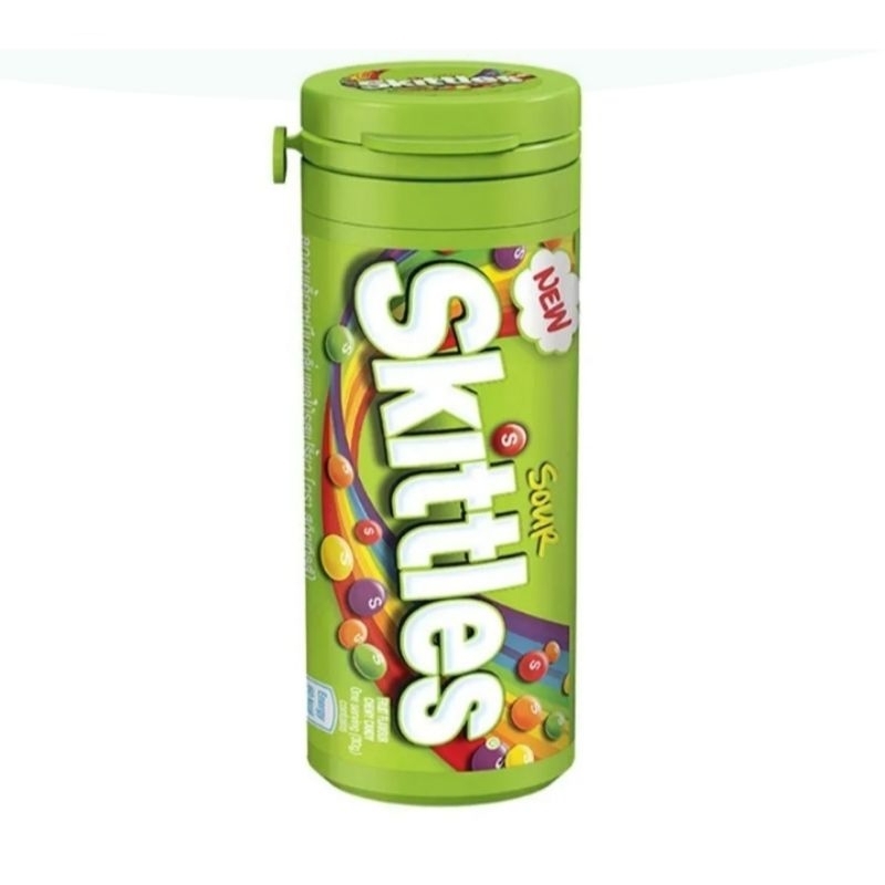 Skittles Sour Tube สกิทเทิลส์ เคี้ยวหนึบเปรี้ยว 30 กรัม