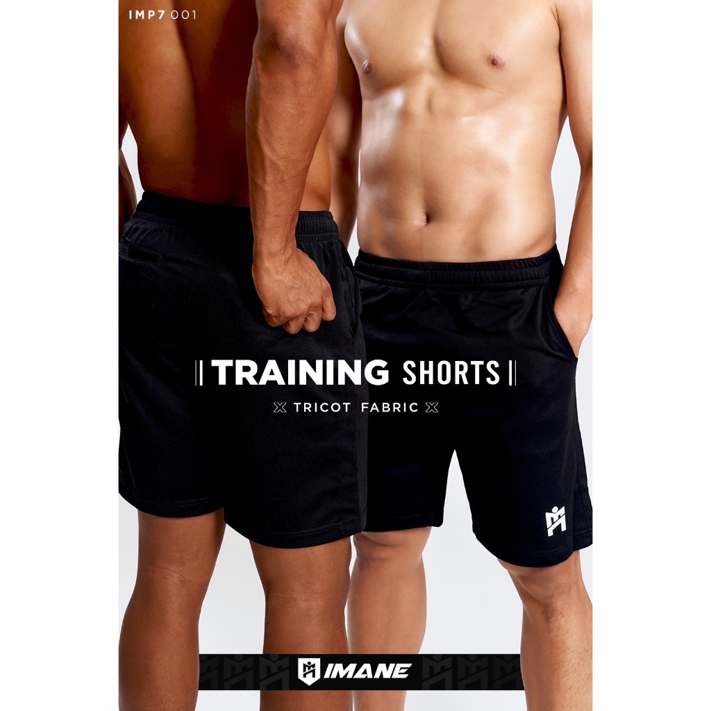 IMANE กางเกงกรรมการ กางเกงเทรนนิ่ง กางเกงลำลองขาสั้น รหัส IMP7 001