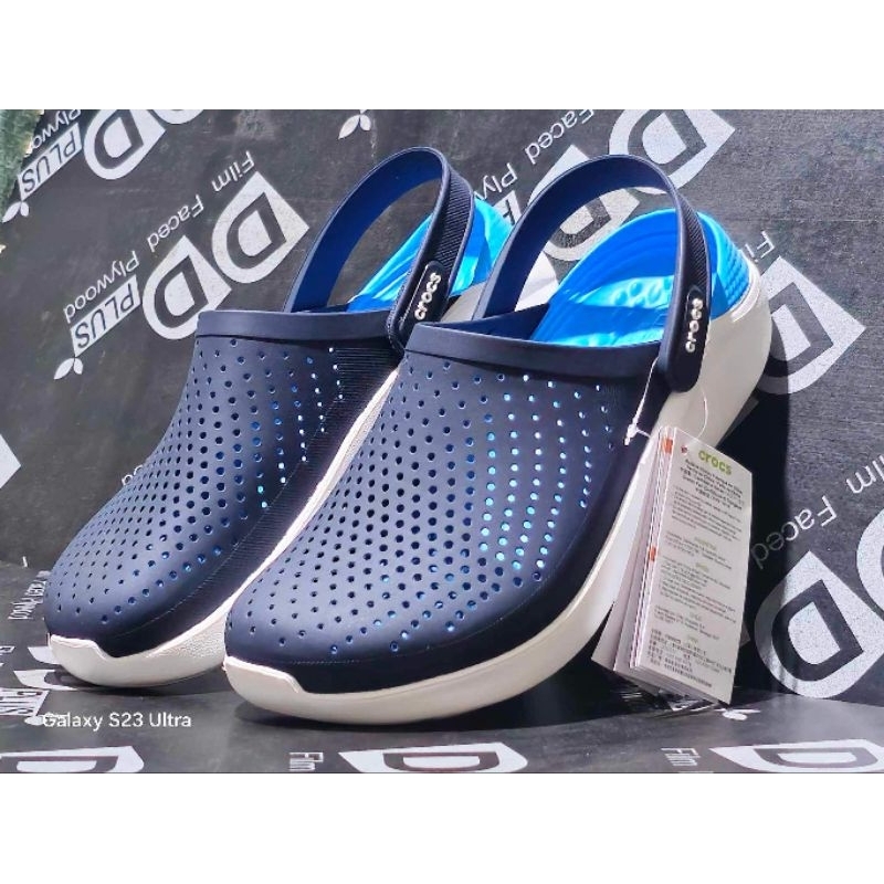 Crocs Lite Ride Clog รองเท้าแตะ แบบลำลอง มาใหม่สุดฮิต ใส่ได้ทุกเพศ มีส่วนลดราคา