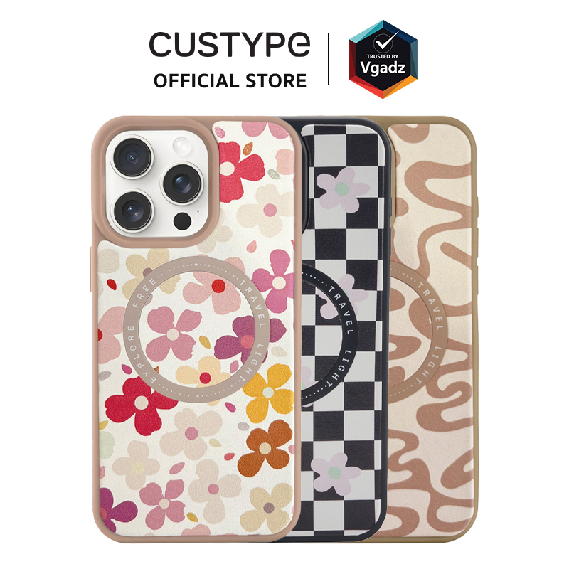 Custype เคสสำหรับ iPhone 16 Pro/16 Pro Max - รุ่น Magnetic Wireless Charging Phone Case with Printing