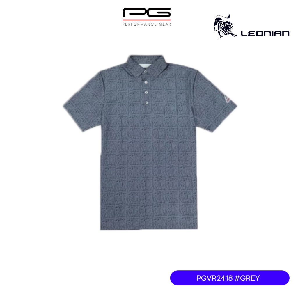 เสื้อผ้ากอล์ฟ PG MEN GOLF # PGVR2418 (GY)