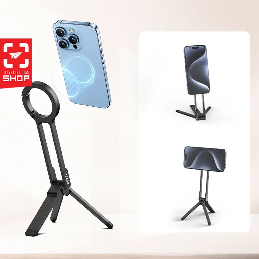 ขาตั้งสมาร์ทโฟน Ulanzi - MA30 Carabiner-Mounted Phone Tripod M030