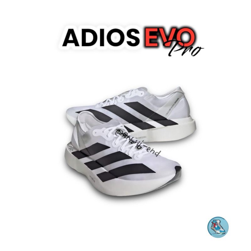 Restock สีขาวตัวท็อป รองเท้าวิ่งชายหญิง Adios Evo เริ่มไซส์ 37-45 เด้ง เบา นิ่มสบาย (พร้อมกล่อง ไซส์ปกติ) พร้อมส่งในไทย